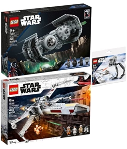 Lego Star Wars 3er Set: 75347 TIE Bomber, 75301 Luke Skywalkers X-Wing Fighter & 30495 at-ST Polybag - 1