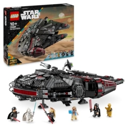 LEGO Star Wars 75389 Der Dunkle Falke – Spielzeug zum Ausstellen mit federbetriebenen Shootern, Kanonen und 6 Minifiguren, darunter C-3PO – Geschenk für Jungen ab 10 Jahren und Erwachsene - 1