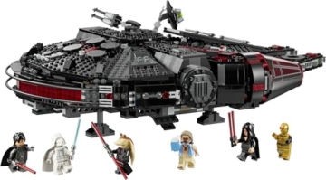 LEGO Star Wars 75389 Der Dunkle Falke – Spielzeug zum Ausstellen mit federbetriebenen Shootern, Kanonen und 6 Minifiguren, darunter C-3PO – Geschenk für Jungen ab 10 Jahren und Erwachsene - 9
