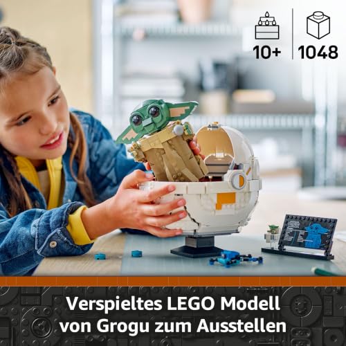 LEGO Star Wars 75403 Grogu in Seiner Repulsorwiege aus The Mandalorian - Minifigur zum Sammeln - Modell zum Bauen, Spielen und Ausstellen - Wohn-Deko - Geschenk für Jungen und Mädchen ab 10 Jahren - 3