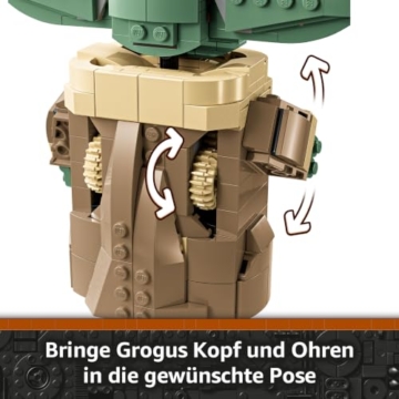 LEGO Star Wars 75403 Grogu in Seiner Repulsorwiege aus The Mandalorian - Minifigur zum Sammeln - Modell zum Bauen, Spielen und Ausstellen - Wohn-Deko - Geschenk für Jungen und Mädchen ab 10 Jahren - 4