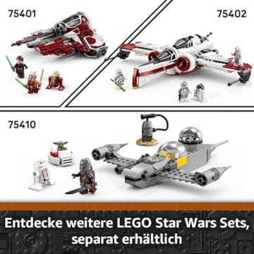 LEGO Star Wars 75403 Grogu in Seiner Repulsorwiege aus The Mandalorian - Minifigur zum Sammeln - Modell zum Bauen, Spielen und Ausstellen - Wohn-Deko - Geschenk für Jungen und Mädchen ab 10 Jahren - 8