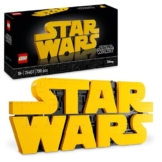 LEGO Star Wars 75407 Star Wars Logo Steinen - Bauset für Erwachsene zum Sammeln - Popkultur-Modell - Ausstellungsstück für das Büro - Geschenkidee für Erwachsene und Jugendliche Fans - 1