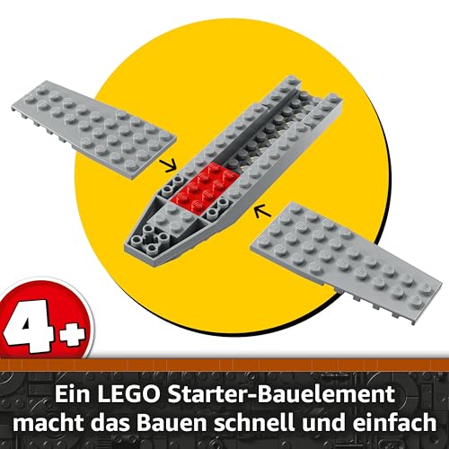 LEGO Star Wars 75410 Mandos und Grogus N-1 Starfighter Spielzeug mit The Mandalorian, Grogu & R5-D4 Minifiguren, inkl. baubare Zapfsäule, Sternenschiff Starterset für Jungen und Mädchen ab 4 Jahren - 3