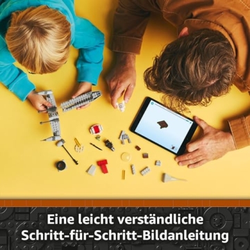 LEGO Star Wars 75410 Mandos und Grogus N-1 Starfighter Spielzeug mit The Mandalorian, Grogu & R5-D4 Minifiguren, inkl. baubare Zapfsäule, Sternenschiff Starterset für Jungen und Mädchen ab 4 Jahren - 4
