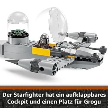 LEGO Star Wars 75410 Mandos und Grogus N-1 Starfighter Spielzeug mit The Mandalorian, Grogu & R5-D4 Minifiguren, inkl. baubare Zapfsäule, Sternenschiff Starterset für Jungen und Mädchen ab 4 Jahren - 6