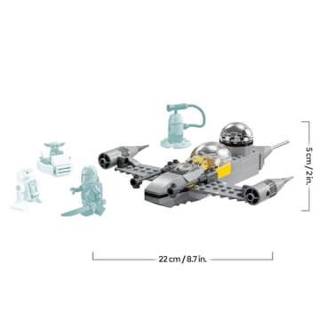LEGO Star Wars 75410 Mandos und Grogus N-1 Starfighter Spielzeug mit The Mandalorian, Grogu & R5-D4 Minifiguren, inkl. baubare Zapfsäule, Sternenschiff Starterset für Jungen und Mädchen ab 4 Jahren - 9