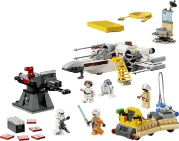 LEGO Star Wars 75423 SMART Play: Lukes Rot Fünf X-Wing - Interaktives All-in-1 Spielset mit SMART Brick, 5 Tags, 2 Minifiguren & Ladegerät - Geschenk für Jungen, Mädchen ab 6 Jahren und Erwachsene - 11