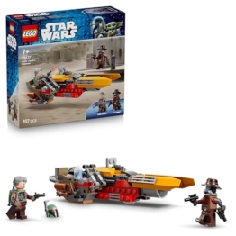 LEGO Star Wars 75437 Cobb Vanths Speeder - inkl. Cobb Vanth & Cad Bane Minifiguren sowie Blaster & Jetpack - Geschenk für Jungen ab 7 Jahren und Fans von The Mandalorian - 1