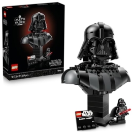 LEGO Star Wars 75439 Darth Vader Büste - Modellbau für Erwachsene - inkl. sammelbarer Minifigur mit rotem Lichtschwert - Geschenkidee für Fans von Eine Neue Hoffnung - 1