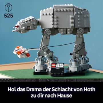 LEGO Star Wars 75440 at-at - Modellbau-Set für Erwachsene - Display Modell mit Snowspeeder, Ständer & Namensschild - Sammler Deko fürs Regal - Geschenk für Fans von Das Imperium schlägt zurück - 2