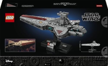 LEGO Star Wars 75441 Angriffskreuzer der Venator-Klasse - Modellbau-Set des republikanischen Kriegsschiffs für Erwachsene - Deko für Wohnzimmer & Regal - Geschenk für Fans von Die Rache der Sith - 13