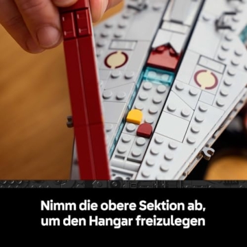 LEGO Star Wars 75441 Angriffskreuzer der Venator-Klasse - Modellbau-Set des republikanischen Kriegsschiffs für Erwachsene - Deko für Wohnzimmer & Regal - Geschenk für Fans von Die Rache der Sith - 4