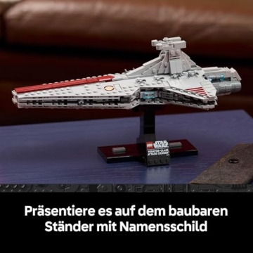 LEGO Star Wars 75441 Angriffskreuzer der Venator-Klasse - Modellbau-Set des republikanischen Kriegsschiffs für Erwachsene - Deko für Wohnzimmer & Regal - Geschenk für Fans von Die Rache der Sith - 5