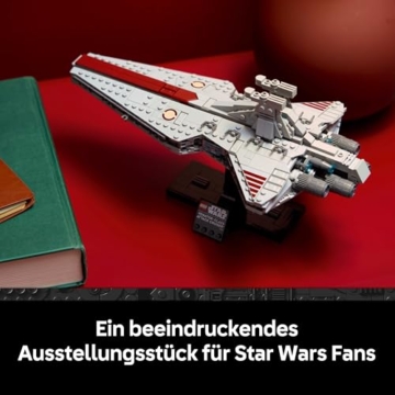 LEGO Star Wars 75441 Angriffskreuzer der Venator-Klasse - Modellbau-Set des republikanischen Kriegsschiffs für Erwachsene - Deko für Wohnzimmer & Regal - Geschenk für Fans von Die Rache der Sith - 6