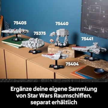 LEGO Star Wars 75441 Angriffskreuzer der Venator-Klasse - Modellbau-Set des republikanischen Kriegsschiffs für Erwachsene - Deko für Wohnzimmer & Regal - Geschenk für Fans von Die Rache der Sith - 7