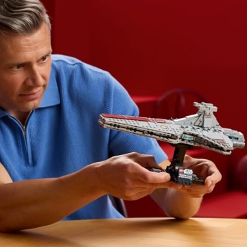 LEGO Star Wars 75441 Angriffskreuzer der Venator-Klasse - Modellbau-Set des republikanischen Kriegsschiffs für Erwachsene - Deko für Wohnzimmer & Regal - Geschenk für Fans von Die Rache der Sith - 10