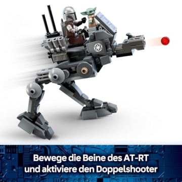 LEGO Star Wars 75444 Angriff des AT-RT - Modellbau mit imperialem Walker, Turm, Mandalorianer Minifigur & Grogu Figur - Geburtstagsgeschenk für Jungen ab 7 Jahren & Fans - 3