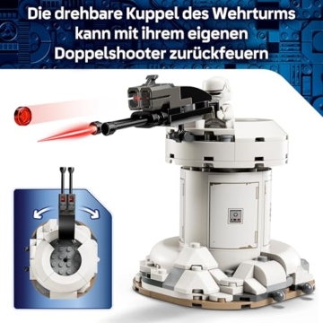 LEGO Star Wars 75444 Angriff des AT-RT - Modellbau mit imperialem Walker, Turm, Mandalorianer Minifigur & Grogu Figur - Geburtstagsgeschenk für Jungen ab 7 Jahren & Fans - 4