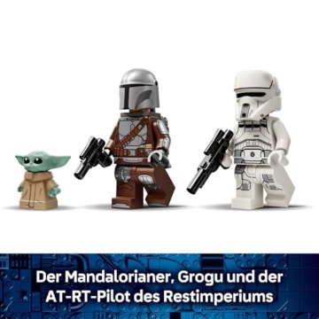 LEGO Star Wars 75444 Angriff des AT-RT - Modellbau mit imperialem Walker, Turm, Mandalorianer Minifigur & Grogu Figur - Geburtstagsgeschenk für Jungen ab 7 Jahren & Fans - 5