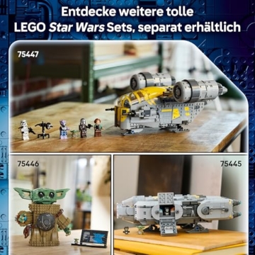 LEGO Star Wars 75444 Angriff des AT-RT - Modellbau mit imperialem Walker, Turm, Mandalorianer Minifigur & Grogu Figur - Geburtstagsgeschenk für Jungen ab 7 Jahren & Fans - 7