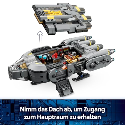 LEGO Star Wars 75445 Sternenschiff der Anzellaner - Spielet mit 3 Figuren & Einer Droiden Werkstatt - Geschenk für Jungen, Mädchen & Fans ab 9 Jahren - 3