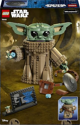 LEGO Star Wars 75446 Grogu (Lehrling des Mandalorianers) - Spielfigur Modellbau mit Beskar-Rüstung als DIY Deko - Geschenk für Jungen und Mädchen ab 10 Jahren sowie Filmfans - 11