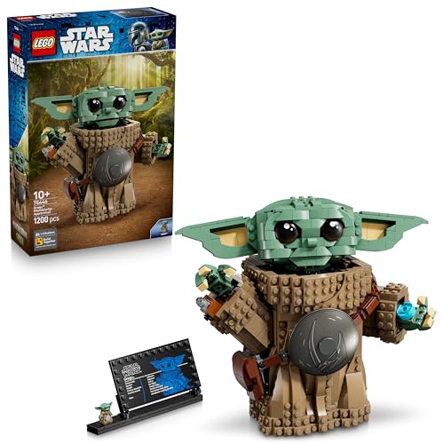 LEGO Star Wars 75446 Grogu (Lehrling des Mandalorianers) - Spielfigur Modellbau mit Beskar-Rüstung als DIY Deko - Geschenk für Jungen und Mädchen ab 10 Jahren sowie Filmfans - 1