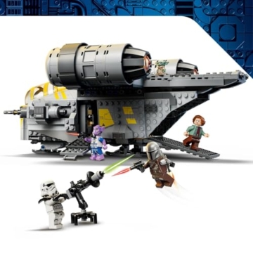 LEGO Star Wars 75447 Razor Crest - The Mandalorian und Grogu Set mit 4 Minifiguren & Grogu Figur - Geburtstagsgeschenk für Jungen, Mädchen & Filmfans ab 10 Jahren - 5