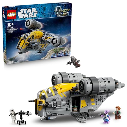 LEGO Star Wars 75447 Razor Crest - The Mandalorian und Grogu Set mit 4 Minifiguren & Grogu Figur - Geburtstagsgeschenk für Jungen, Mädchen & Filmfans ab 10 Jahren - 1