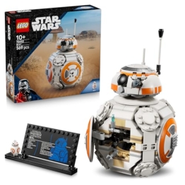 LEGO Star Wars 75452 Der Astromech-Droide BB-8 - Spielzeug mit drehbarem Kopf & rollendem Rad - DIY Deko fürs Schlafzimmer - Geschenk für Jungen & Mädchen ab 10 Jahren sowie Star-Wars-Fans - 1