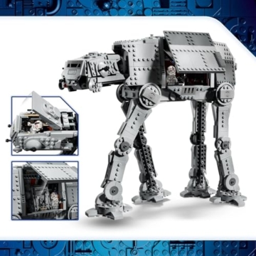 LEGO Star Wars 75454 AT-AT des Restimperiums mit INT-4 Spielzeug - The Mandalorian and Grogu Figuren mit Shuttle, Speeder Bike, 6 Minifiguren & 1 Figur - Geschenk für Jungen & Fans ab 10 Jahren - 4