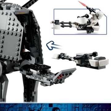 LEGO Star Wars 75454 AT-AT des Restimperiums mit INT-4 Spielzeug - The Mandalorian and Grogu Figuren mit Shuttle, Speeder Bike, 6 Minifiguren & 1 Figur - Geschenk für Jungen & Fans ab 10 Jahren - 6