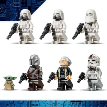 LEGO Star Wars 75454 AT-AT des Restimperiums mit INT-4 Spielzeug - The Mandalorian and Grogu Figuren mit Shuttle, Speeder Bike, 6 Minifiguren & 1 Figur - Geschenk für Jungen & Fans ab 10 Jahren - 7