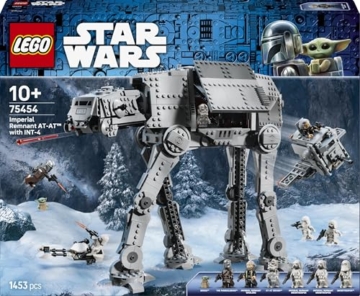 LEGO Star Wars 75454 AT-AT des Restimperiums mit INT-4 Spielzeug - The Mandalorian and Grogu Figuren mit Shuttle, Speeder Bike, 6 Minifiguren & 1 Figur - Geschenk für Jungen & Fans ab 10 Jahren - 8