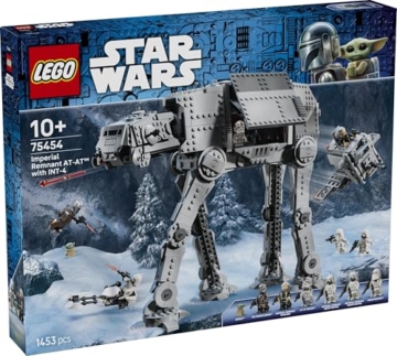 LEGO Star Wars 75454 AT-AT des Restimperiums mit INT-4 Spielzeug - The Mandalorian and Grogu Figuren mit Shuttle, Speeder Bike, 6 Minifiguren & 1 Figur - Geschenk für Jungen & Fans ab 10 Jahren - 9
