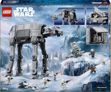 LEGO Star Wars 75454 AT-AT des Restimperiums mit INT-4 Spielzeug - The Mandalorian and Grogu Figuren mit Shuttle, Speeder Bike, 6 Minifiguren & 1 Figur - Geschenk für Jungen & Fans ab 10 Jahren - 10