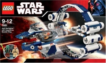 Lego 7661 Star Wars Jedi Starfighter mit Hyperdrive Booster Ring