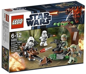 Lego Star Wars 9489 Endor Rebel Trooper & Imperial Trooper Battle Pack - 1