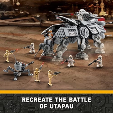LEGO Star Wars at-TE Walker 75337 Spielzeugbau-Set; lustiges Geschenk für Kinder ab 9 Jahren; mit Commander Cody, einem 212. Klongewehr, 3 212. Klontruppen und 3 Kampfdroiden (1.082 Teile) ) - 3