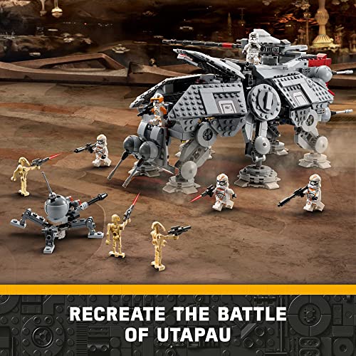 LEGO Star Wars at-TE Walker 75337 Spielzeugbau-Set; lustiges Geschenk für Kinder ab 9 Jahren; mit Commander Cody, einem 212. Klongewehr, 3 212. Klontruppen und 3 Kampfdroiden (1.082 Teile) ) - 3