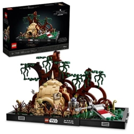 LEGO Star Wars Dagobah Jedi Training Diorama 75330 Building Kit for Adults; Brick-Built Collectible for Display (1,000 Pieces) - 1