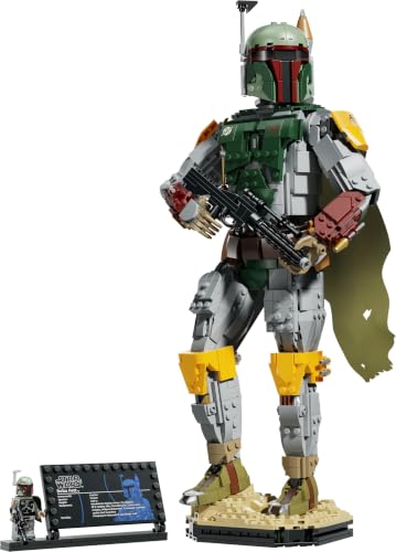 LEGO Star Wars: Die Rückkehr der Jedi-Ritter Boba Fett Figur - mit Helm, Blaster & Kopfgeldjäger Minifigur - Regal oder Schreibtisch Deko - Geschenkidee für die Rückkehr der Jedi Fans - 75455 - 9