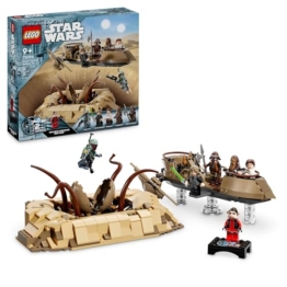 LEGO Star Wars: Die Rückkehr der Jedi-Ritter Wüsten-Skiff und Sarlacc-Grube, Fantasy-Set zum Sammeln und Bauen, Bauspielzeug, Geschenk für Jungen, Mädchen und alle Fans 75396 - 1