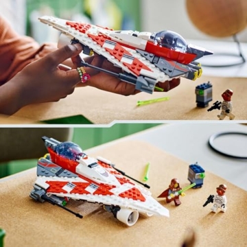 LEGO Star Wars 75388 – Jedi Bobs Sternjäger: Der Kultpilot ist zurück in der Galaxis aus LEGO-Steinen