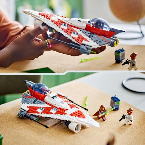 LEGO Star Wars 75388 – Jedi Bobs Sternjäger: Der Kultpilot ist zurück in der Galaxis aus LEGO-Steinen