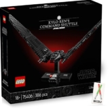LEGO Star Wars Kylo Ren Kommandoshuttle – Kylo Ren LEGO Shuttle mit bedruckter Fliese, LEGO 75406 - 1