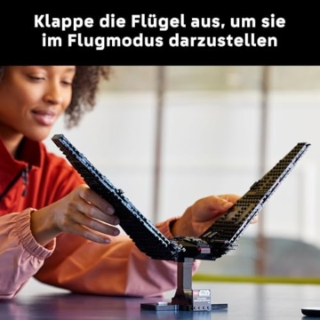 LEGO Star Wars Kylo Ren Kommandoshuttle – Kylo Ren LEGO Shuttle mit bedruckter Fliese, LEGO 75406 - 4