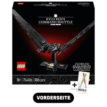 LEGO Star Wars Kylo Ren Kommandoshuttle – Kylo Ren LEGO Shuttle mit bedruckter Fliese, LEGO 75406 - 8