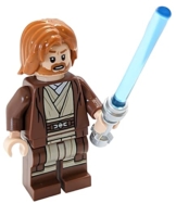 LEGO Star Wars Mini Figure - Obi-Wan Kenobi with Lightsaber (Approximately 45mm / 1.8 Inch Tall) by - 1